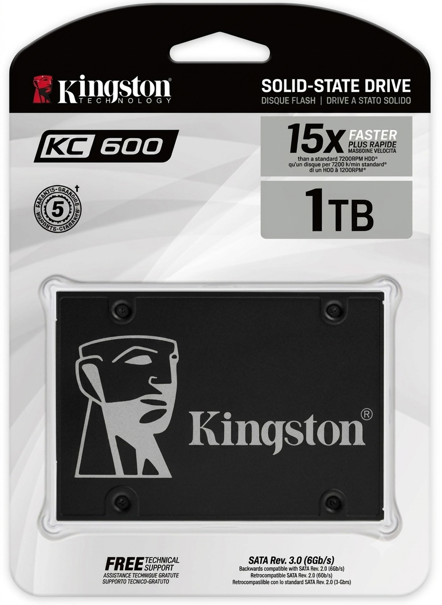 SSD Kingston KC600 SATA III 2.5" Disco de Estado Sólido Interno