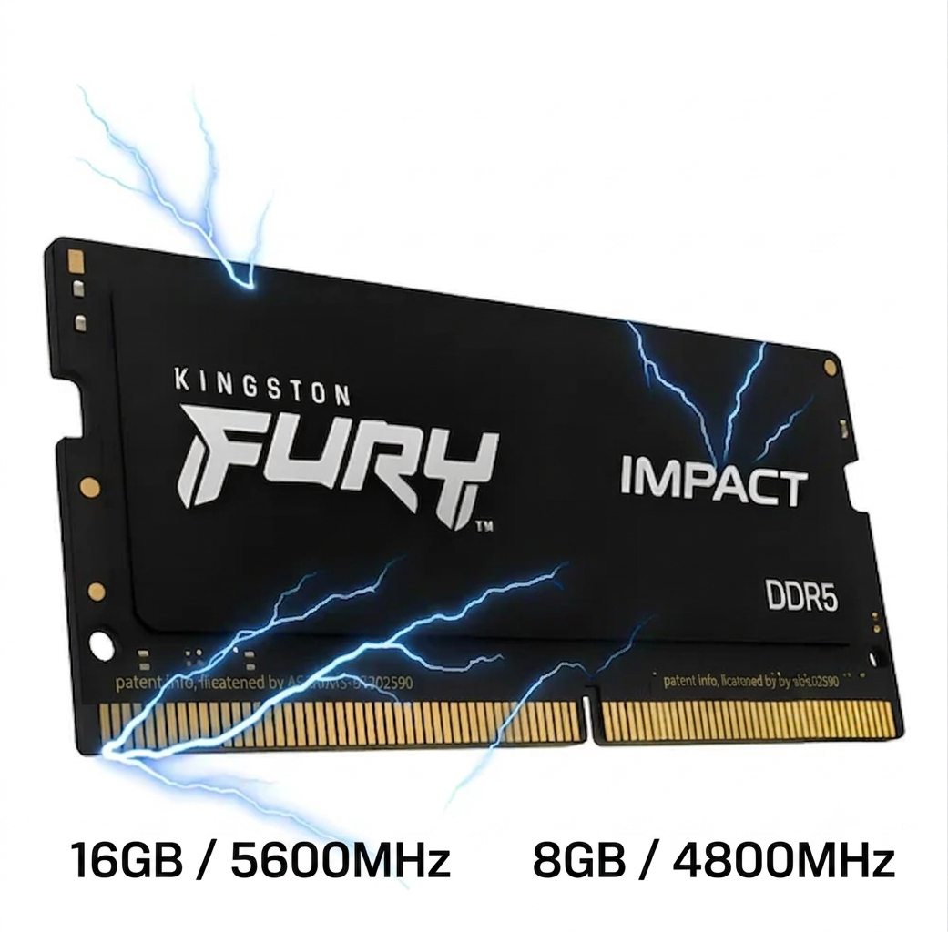 Memoria RAM Kingston FURY Impact DDR5 SODIMM (para Laptop)