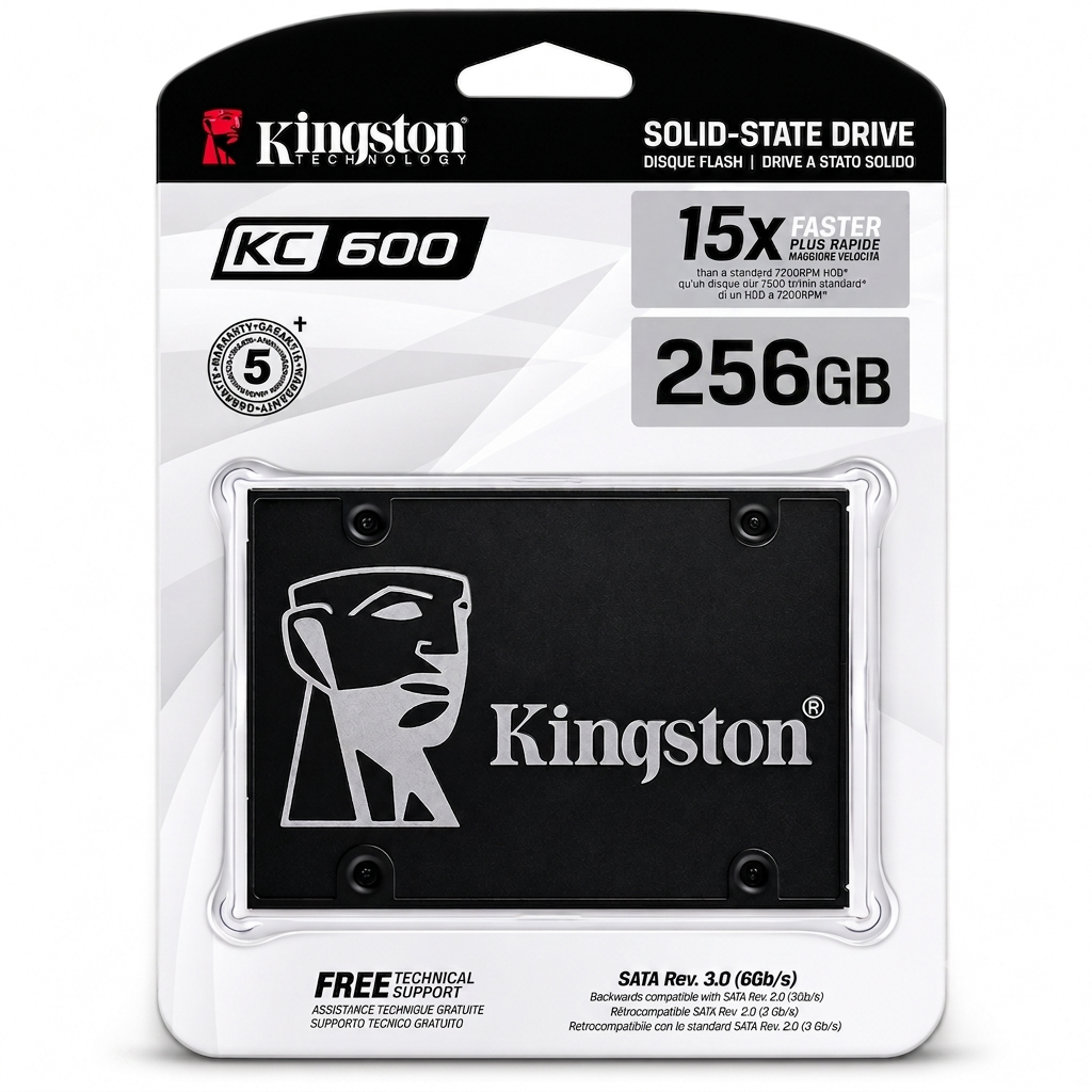 SSD Kingston KC600 SATA III 2.5" Disco de Estado Sólido Interno