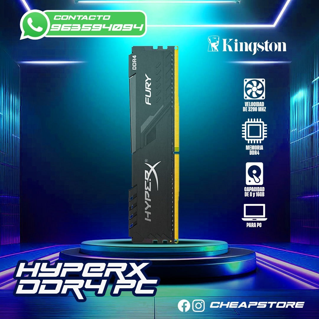 MEMORIA RAM DDR4 HYPERX