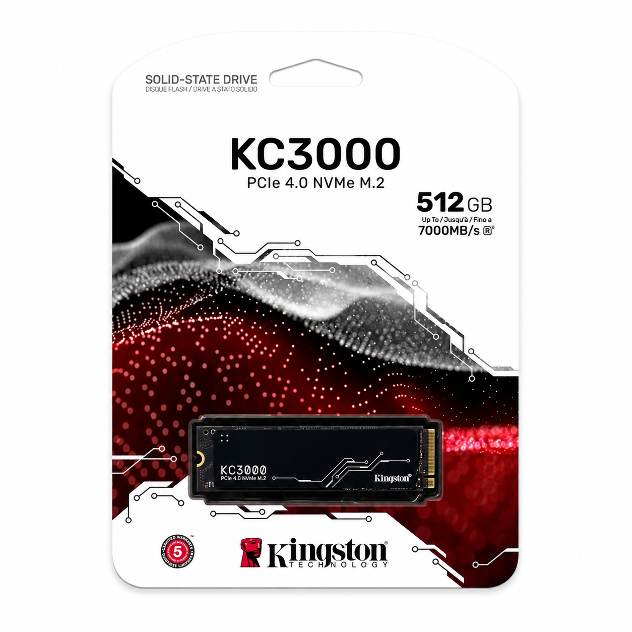 Kingston KC3000 SSD M.2 NVMe PCIe 4.0